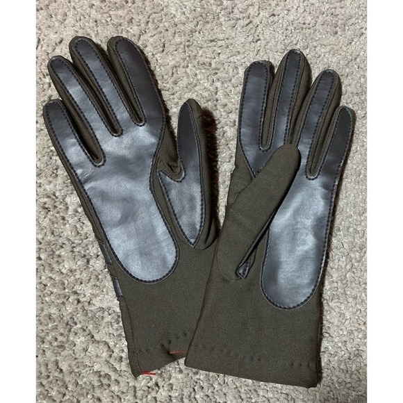 Vtg Hanes Her Way Driving Gloves Ladies Womens Sz M Brown Thinsulate Lined New! - Picture 3 of 10